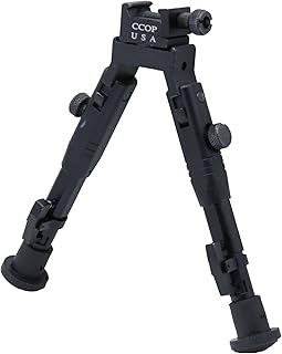 CCOP Tactical Hunting Rifle Picatinny Swivel Stud Mount Adjustable Bipod Stabilizer - CCOP