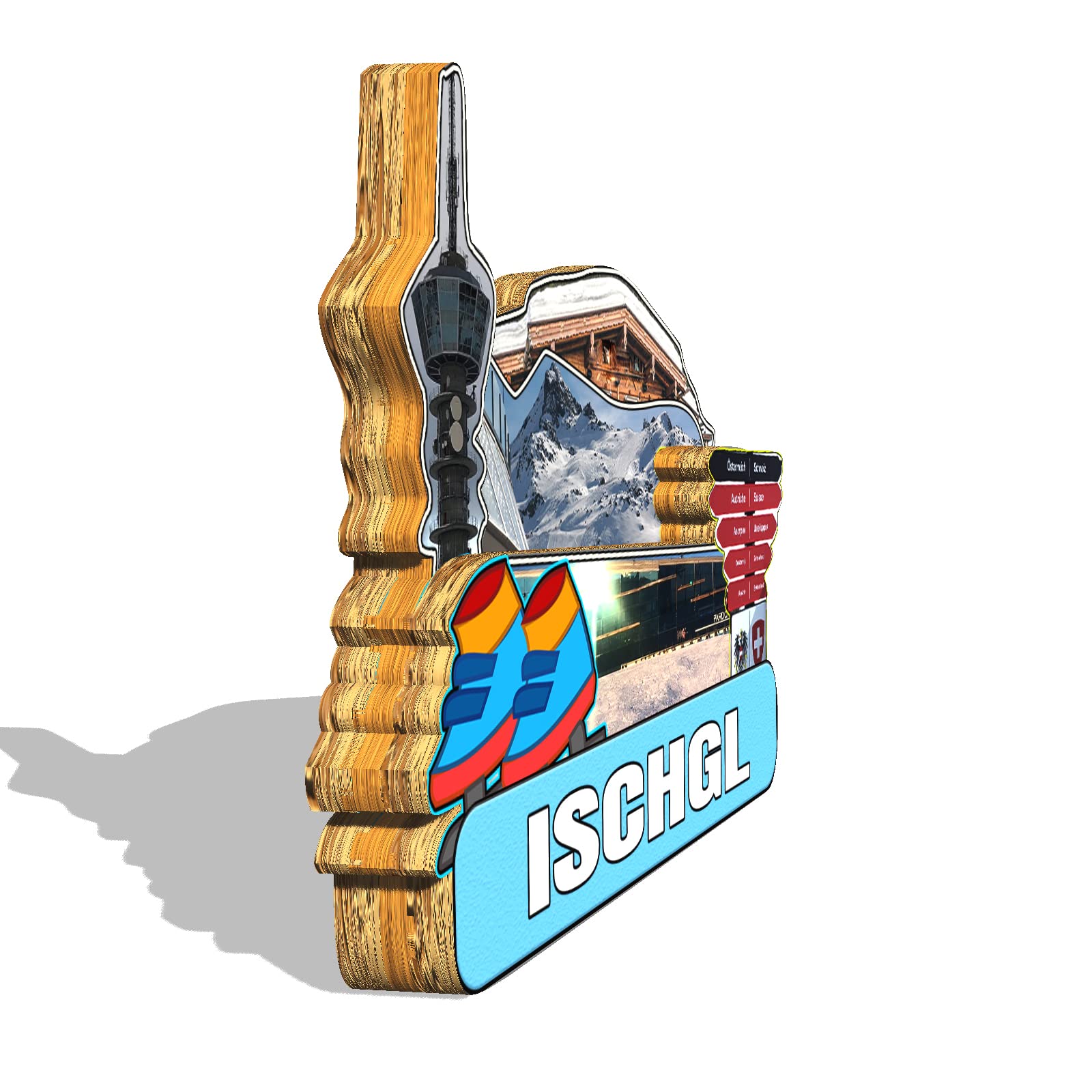 Oostenrijk Ischgl Ski Resort Toerisme Souvenir Mag
