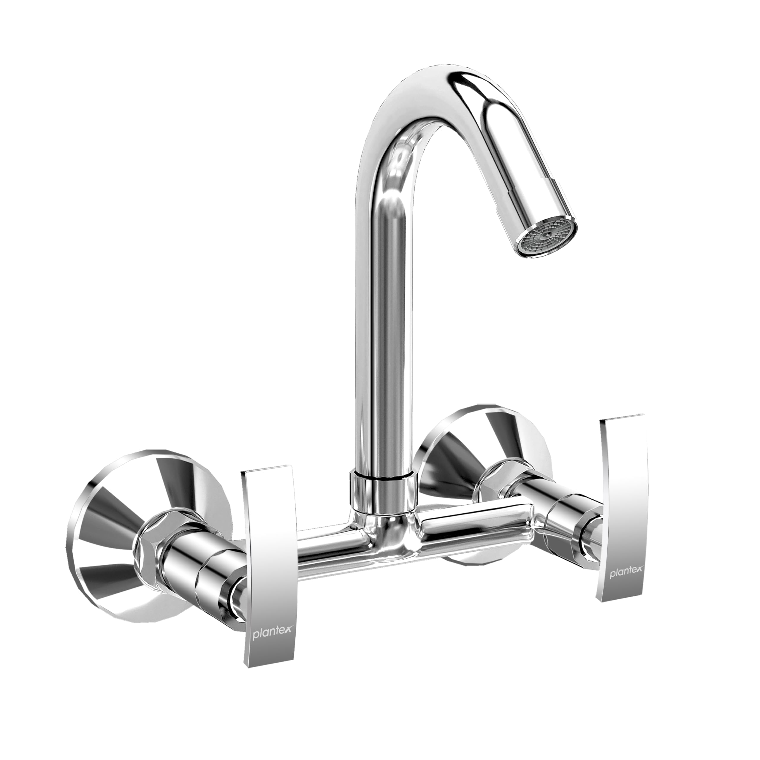 Plantex Sink Mixer for Kitchen Sink/Hot and Cold Water Mixer/360° Rotating Spout/Wall Mount Sink Mixer with Teflon Tap/Kitchen and Bathroom Accessories-(Samar-Chrome) (B0CVQ7FGQM) Amazon Price History, Amazon Price Tracker