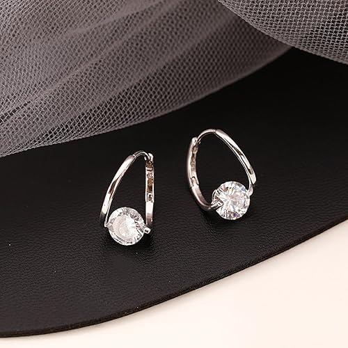 Miniatura 6 de Halolux Lymphvity - Aretes de germanio para mujeres y niñas, aretes de drenaje linfático de circonita cúbica, aretes de acupresión Atheniz, aretes