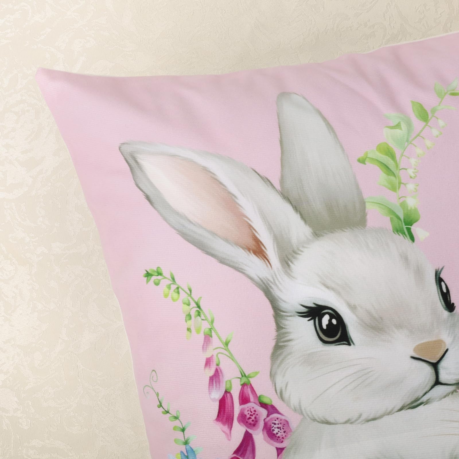 Stunq Set van 2 Luxe Fluwelen Kussenhoezen, 45 x 45 cm, Crème, Zacht en