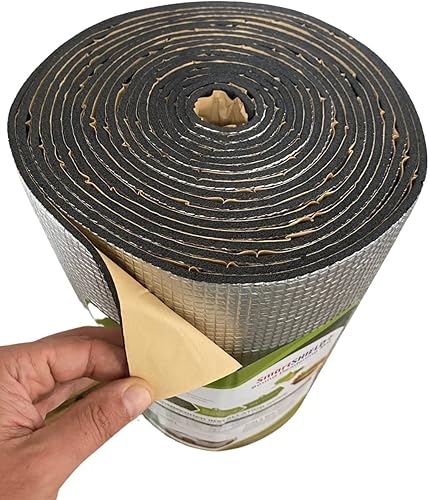 Miniatura 5 de SmartSHIELD - Tapete de amortiguación de ruido para automóvil, de 16 pulgadas x 28 pies, 36 pies cuadrados, espuma de celdas cerradas con