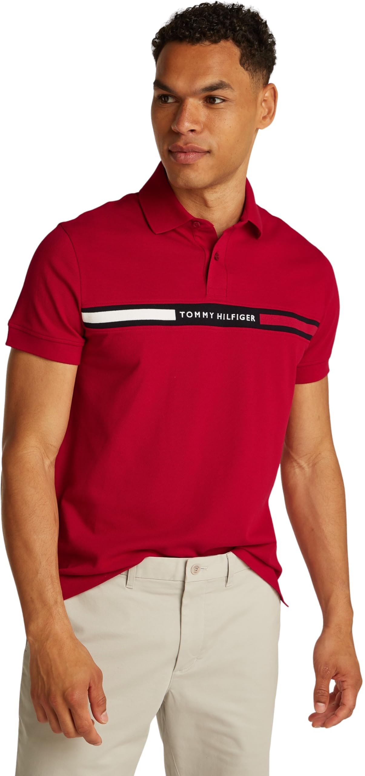 Tommy Hilfiger Polo a Maniche Corte Uomo