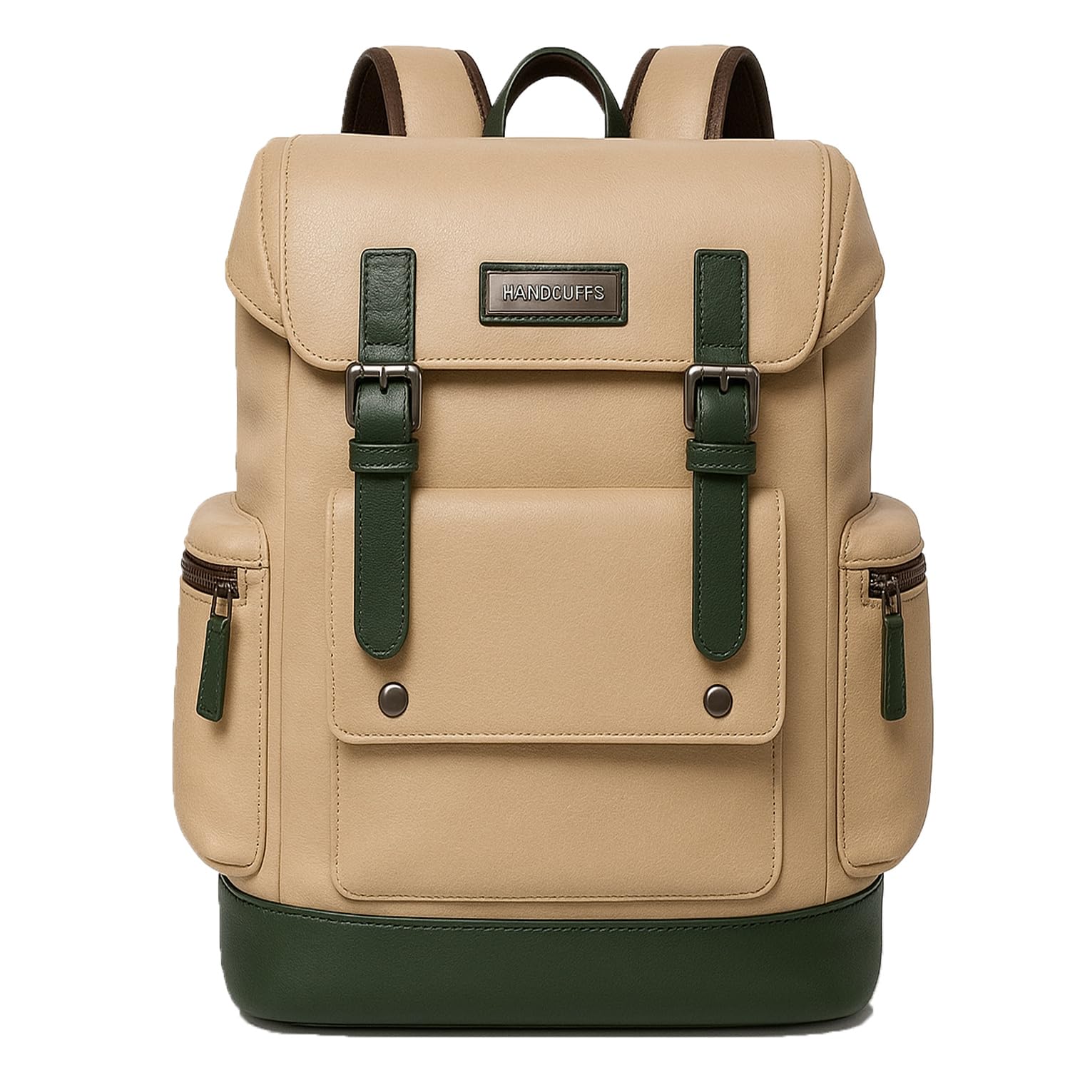 handcuffs Backpacks Vegan Leather Casual Backpack Multipurpose Travelling Bags Daypacks For Men And Women-picture-50