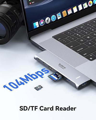 Miniatura 43 de Estación de acoplamiento USB C Monitor HDMI dual, adaptador USB C a HDMI dual con 2 puertos HDMI, carga PD, SD/TF, puertos USB A y C 3.0, estación