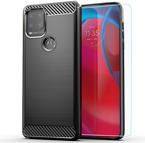M MAIKEZI Funda para Moto G Stylus 5G, Motorola G Stylus 5G 2021, con protector de pantalla HD, TPU suave y antideslizante, a la moda, funda