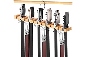 2-in-1 Belt and Tie Hanger Closet Organizer