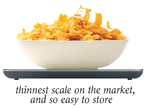 Miniatura 4 de Mackie - Báscula digital de cocina para alimentos con valores macro automáticos y calculador de calorías fácil guardado con indicación de totales a