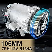 Vista 83 de Compresor de aire acondicionado AC para Ford Police Interceptor Utility 2013-2015, Ford Explorer 2011-2015, con embrague de A/C, compresor de CA