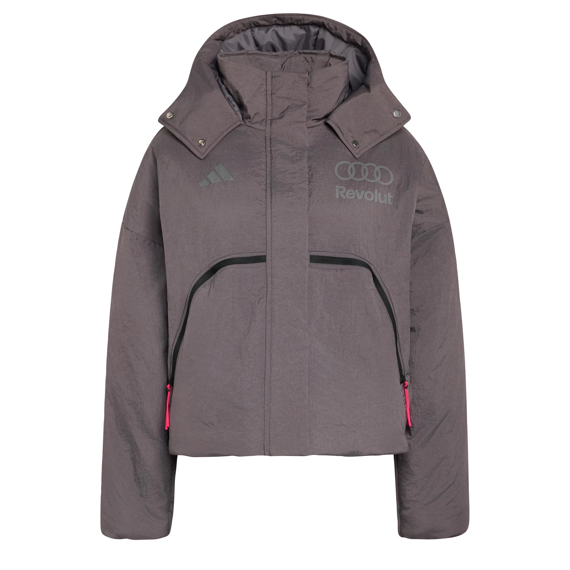 adidas Women's Audi Revolut Formula One Team 2026 Engineers & Marketing Padded Coat, grey strata, S