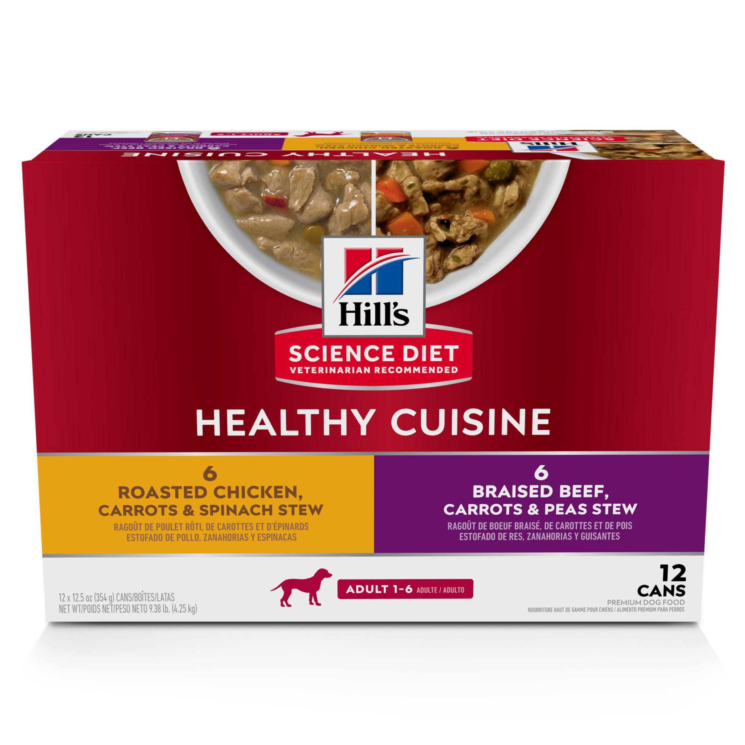 Hill's Science Diet Adult 1-6 Healthy Cuisine Wet Dog Food Variety Pack — expert review