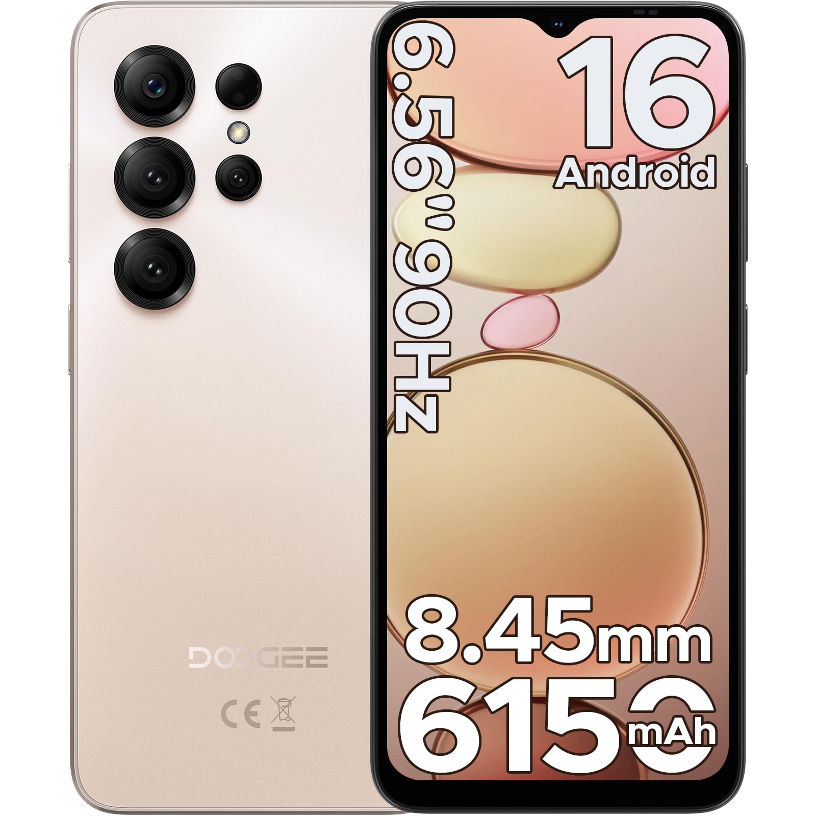 Amazon | 【最新 Andrid 16 スマホ SIMフリー】DOOGEESmart NOTE56X