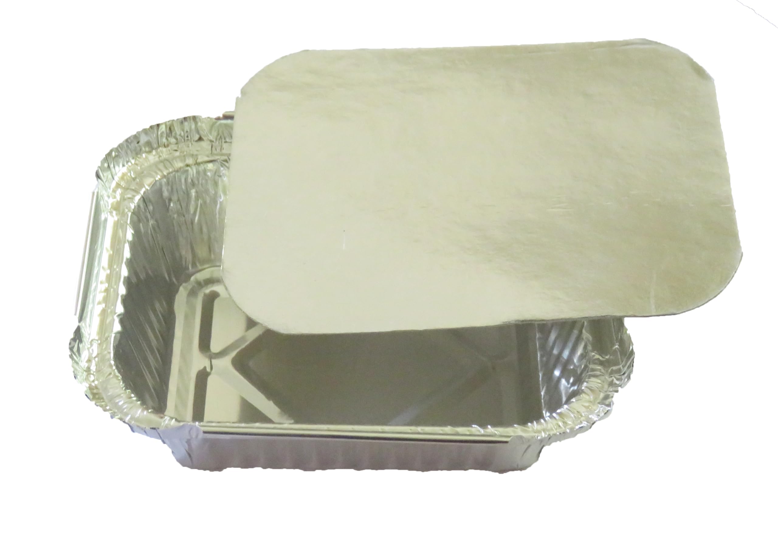 LUSKA Aluminium Silver Foil Container 250ml (Pack of 100) | Food Storage Disposable Containers with Lid for Kitchen, Party Events Catering and Baking (B09R4BPST6) Amazon Price History, Amazon Price Tracker