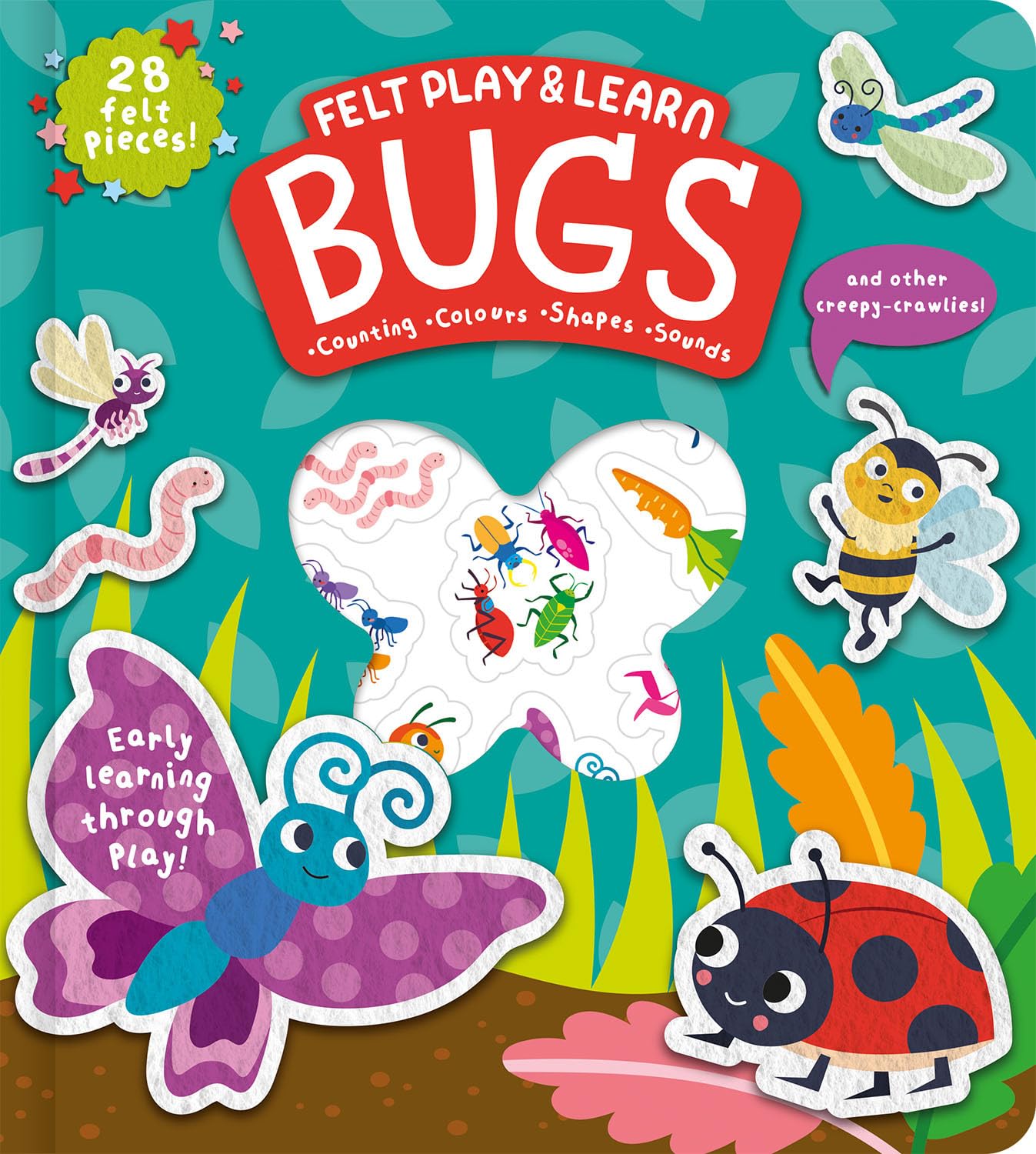 Bugs Touchy-Feely Felt Play & Learn: Early Learning Made Fun with Felt