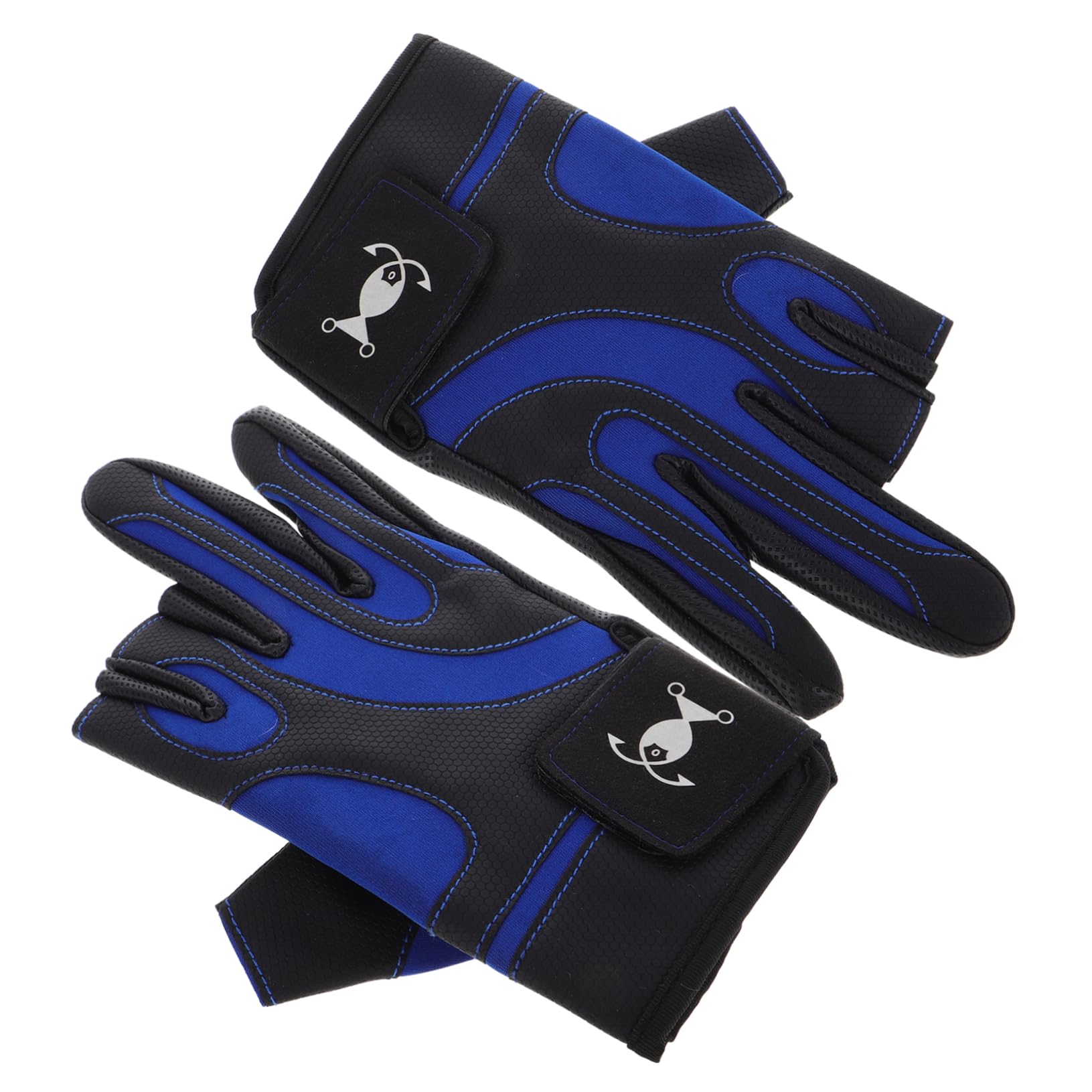 POPETPOP Fishing Gloves 3-Finger Design Non-Slip Puncture Proof Luminous Glove for Night Fishing for Outdoor Gear