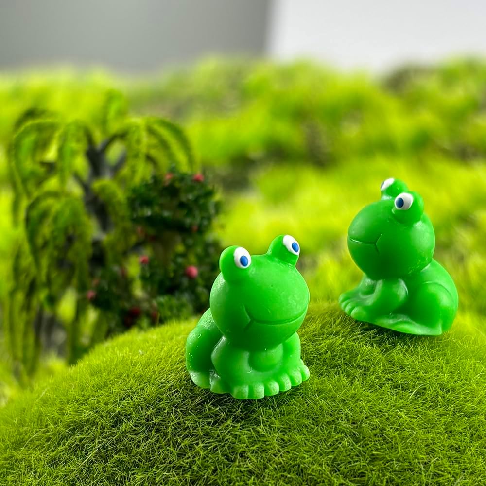 200 Pcs Mini Frog Figurines Mini Resin Frogs for Fairy Home Garden Decor… - Image 5
