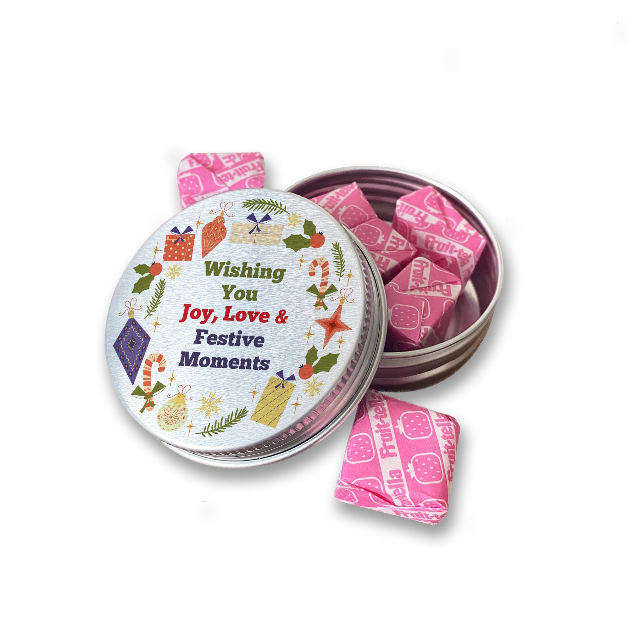 RED OCEAN Christmas Tin For Colleagues, Neighbour, Best Friend, Son or Daughter, Stocking Filler Present For Boys Girls, Secret Santa Gift Ideas For Him Her
