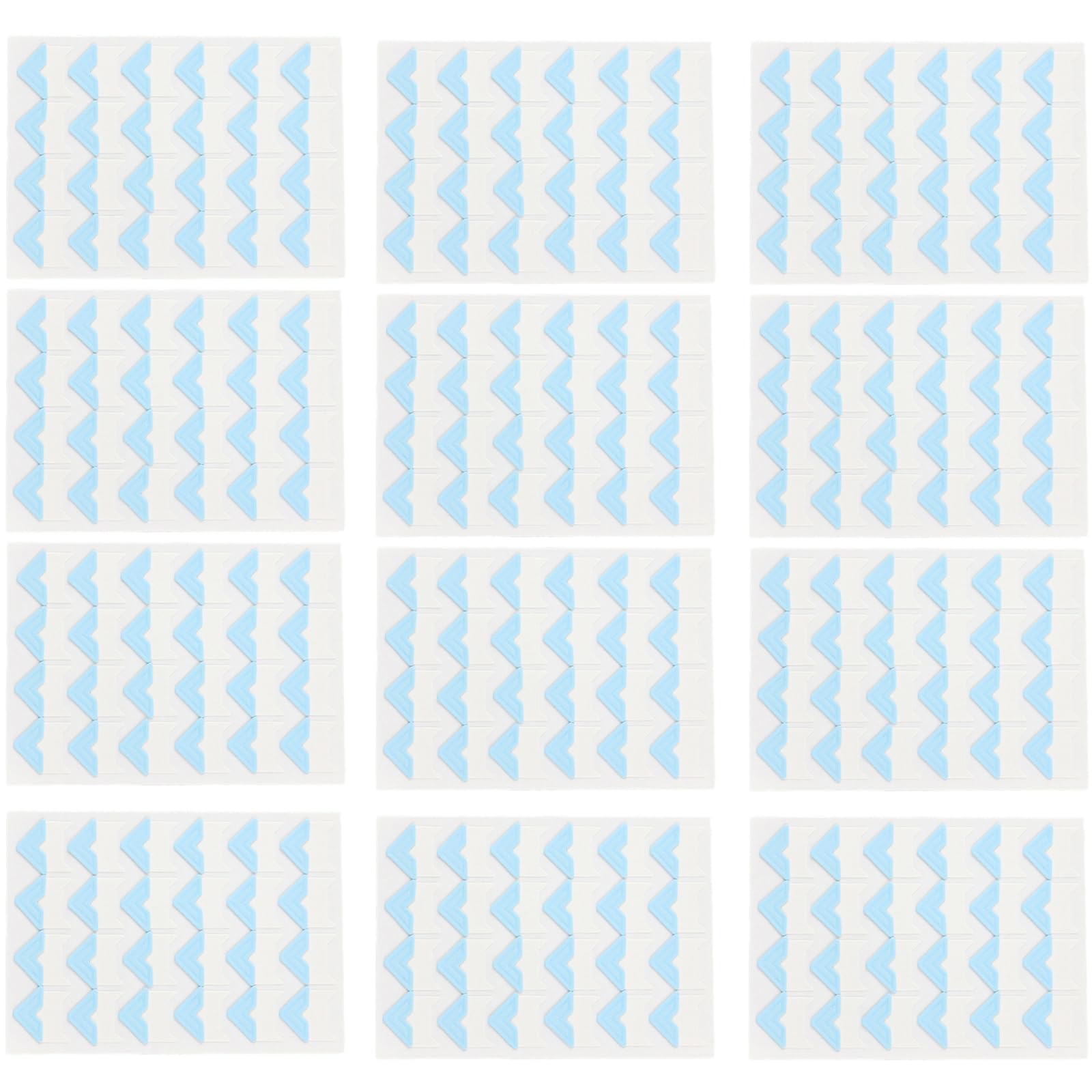 ZIRANU Easy Peels Photo Album Corner 12 Pack Decorative Paper Sticker for Projects Multiple Colored