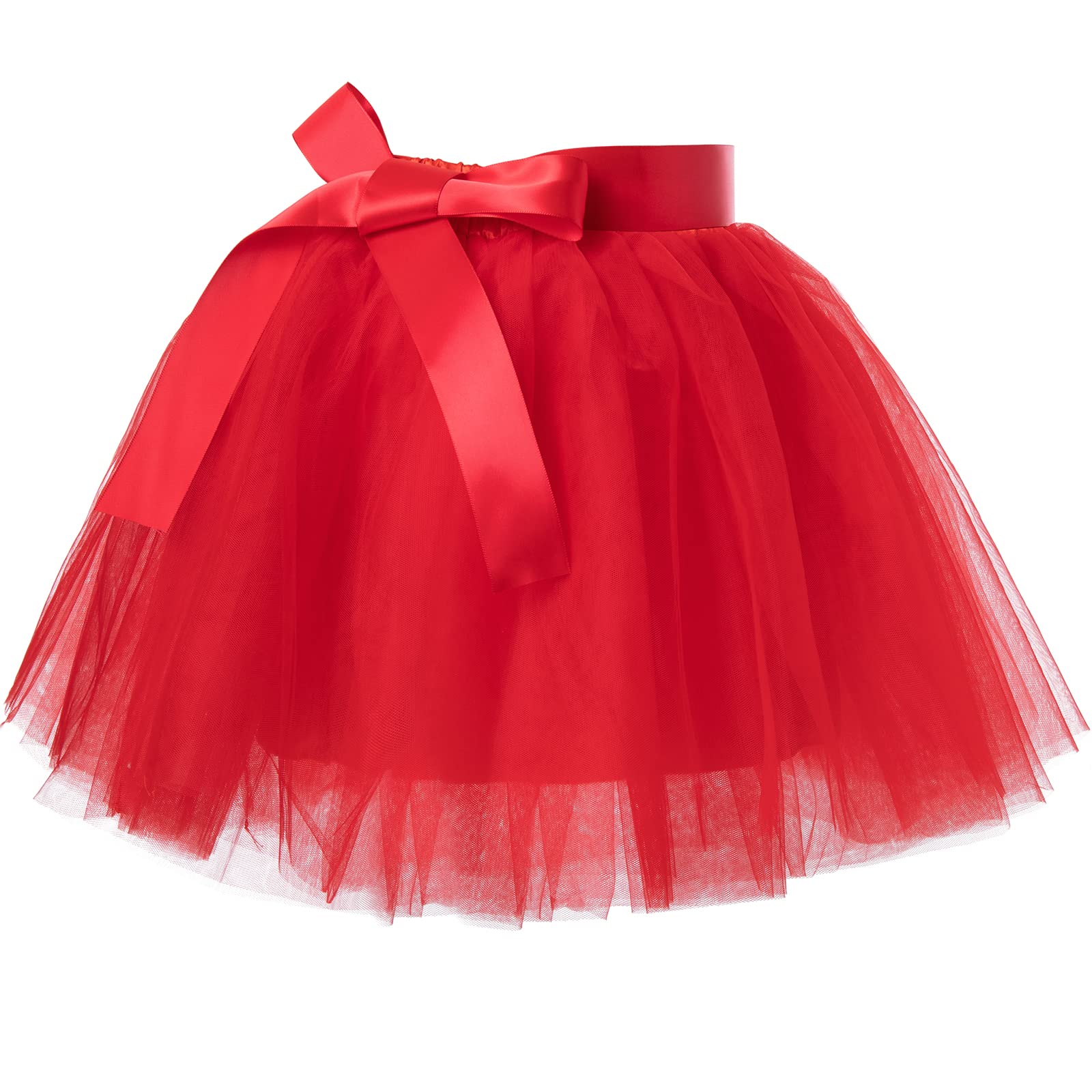Jupes tutu pour filles - Jupe en tulle à 7 couches - Tutus de danse princesse pour filles (3 à 8 ans)