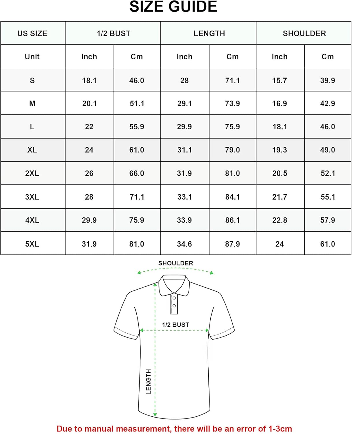 Miniatura 7 de TEEMAN Camisetas polo de golf divertidas personalizadas para hombres camisetas de golf locas para hombres divertidas camisas de golf para hombres