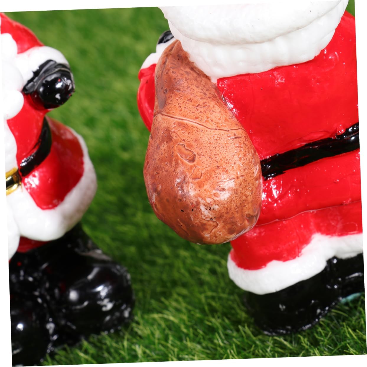 2pcs Christmas Santa Shape Candles Xmas Decorative Display