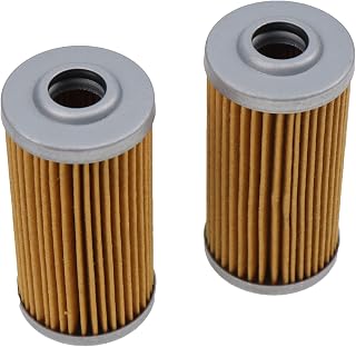 2PCS Fuel Filter Element CH15553 Compatible with John Deere 650 670 750 770 2210 4010 4100 4110 4115 Compact Utility Tractor 415 425 445 455 Lawn & Garden Tractor HPX 4X2 4X4 Gator