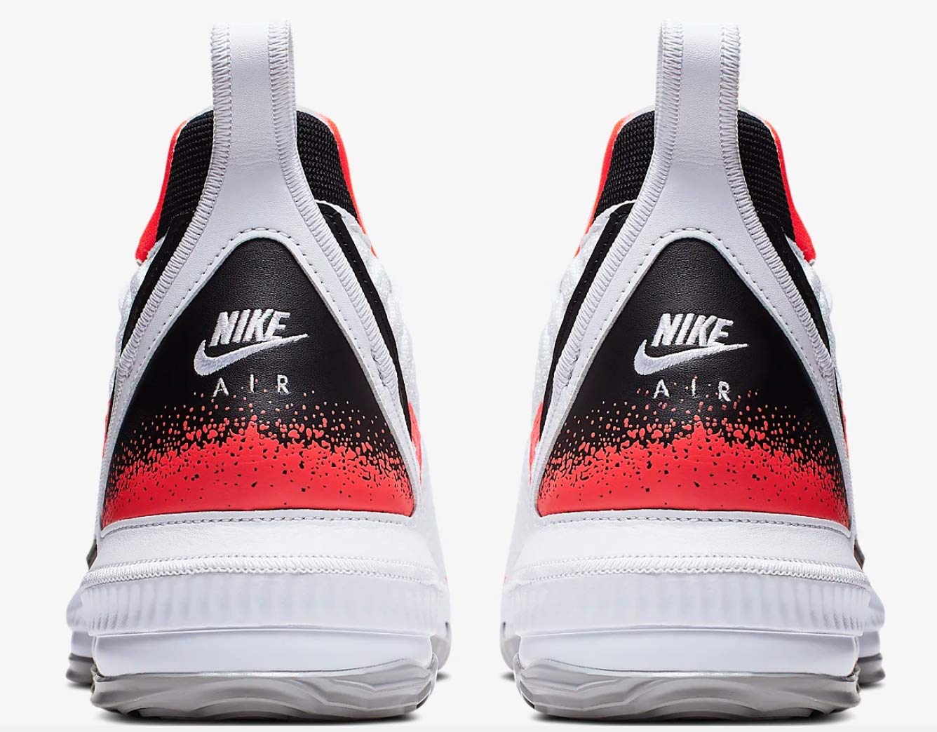Nike Lebron Xvi Mens Ci1521 001 White Hot Lava Flat 