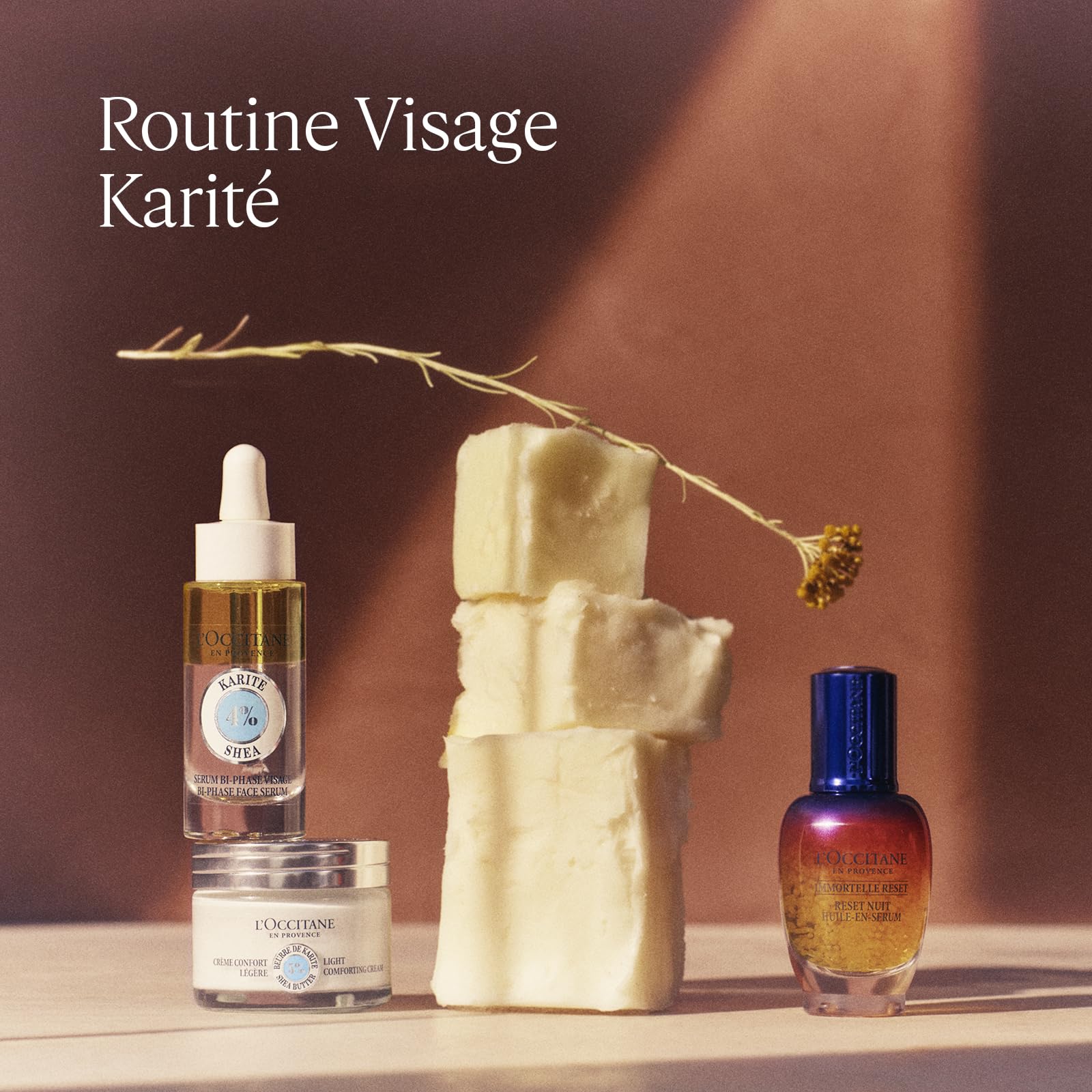 L'OCCITANE - Crème Nettoyante Visage Karité - 125 ml - Nettoie en douceur - Fabriqué en France