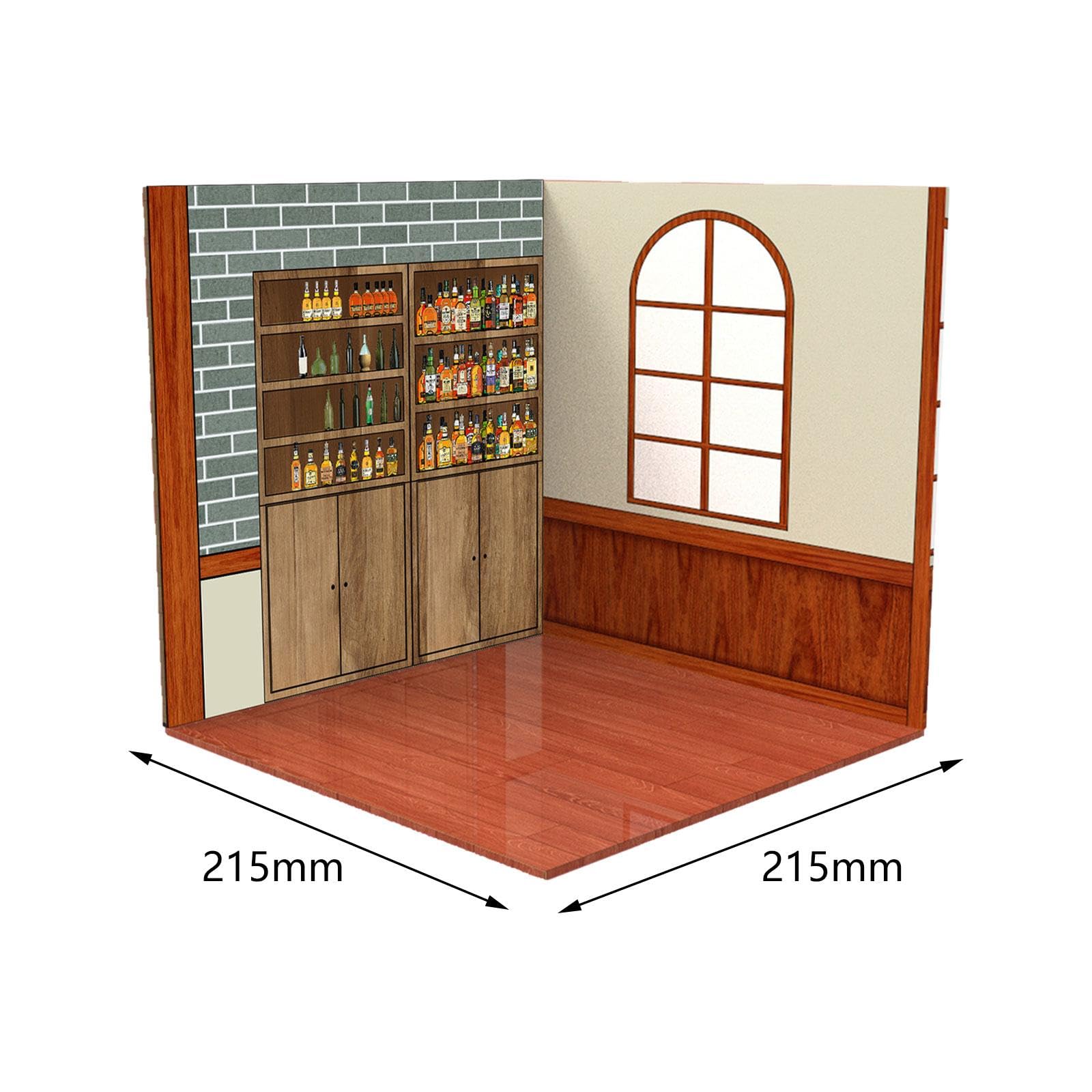 5セット1/12サイズフィギュア などに使える背景&床フィギュア用