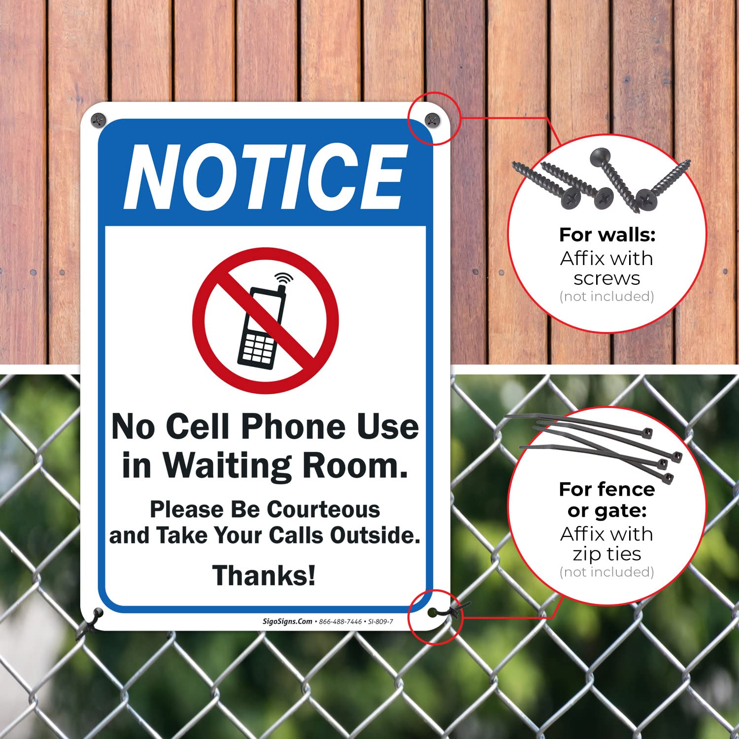 no-cell-phone-use-in-waiting-room-sign-10x7-inches-rust-free-040-aluminum-fade-resistant-made-in-usa-amazon-com-industrial-scientific for Free Printable No Cell Phone Use Sign No Cell Phone Use in Waiting Room Sign, 10x7 Inches, Rust Free .040 Aluminum, Fade Resistant, Made in USA: Amazon.com: Industrial & Scientific for Free Printable No Cell Phone Use Sign