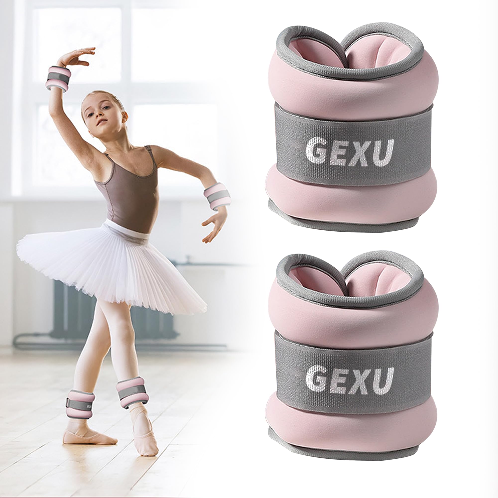 Poids Cheville Réglable 0,25 Kg X 2 – Sangle Musculation Poulie, Poignet Et Cheville Universels, Fitness Maison, Cuff Ajustable