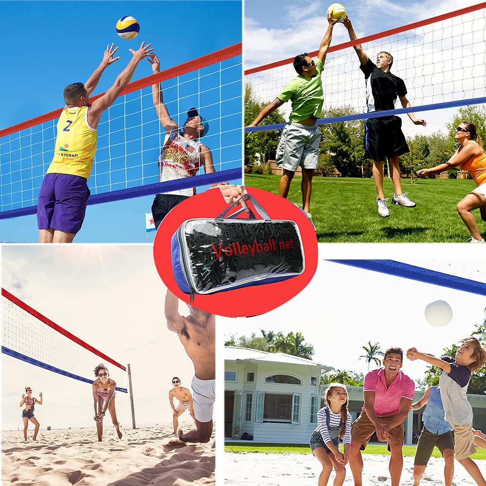 32ft X 3ft Outdoor Beach Volleyball Net Set - Professional Regulation Size, Heavy Duty 7 thumbnail image