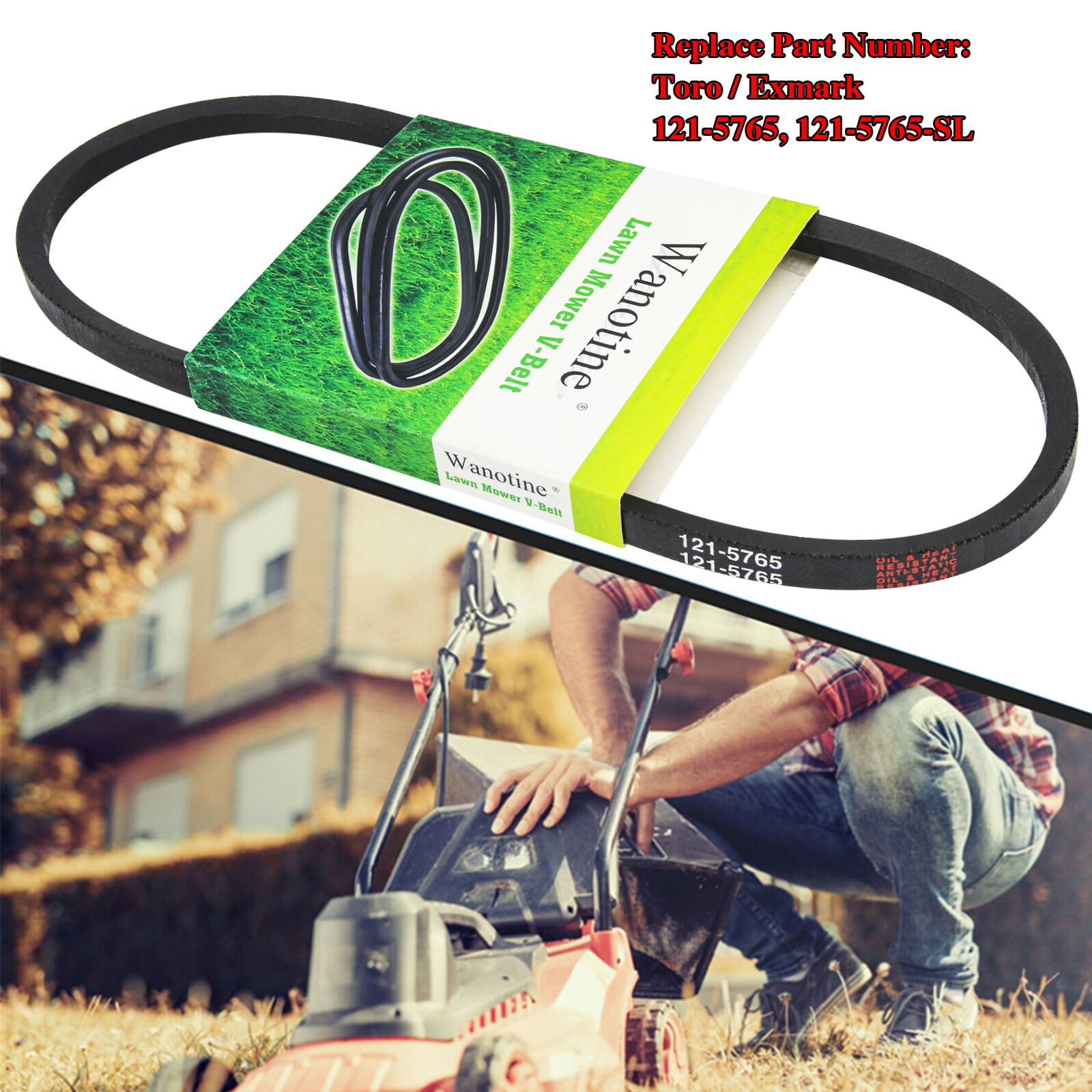 30 Belts Aulligey Lawn Mower PTO Belt For Exmark Toro 121-5765