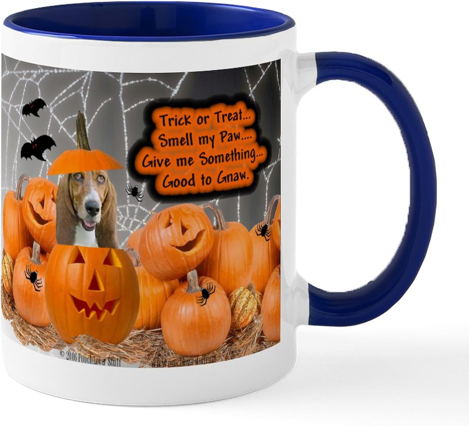CafePress Basset Hound Halloween Mug 11 oz (325 ml) Ceramic Coffee Mug