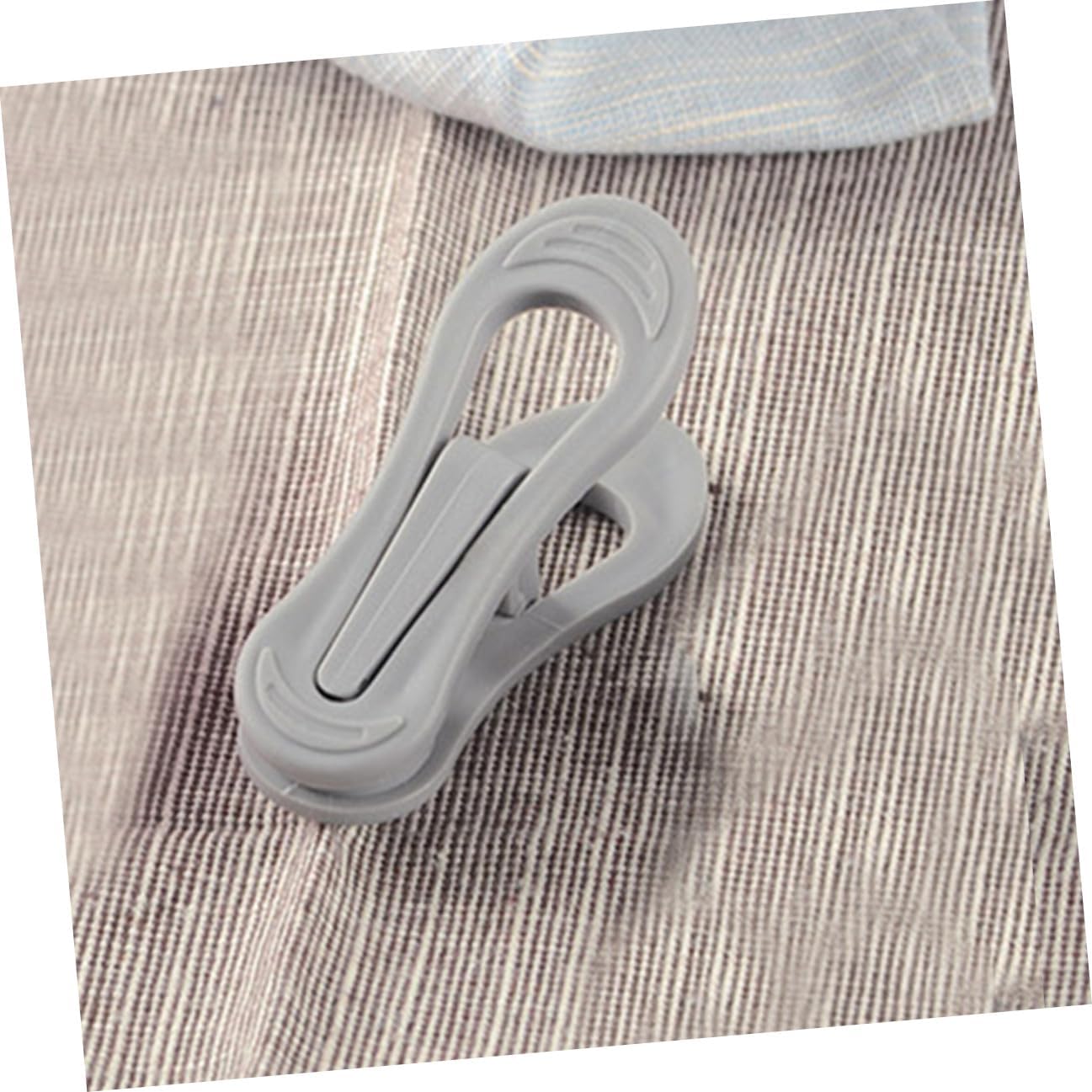 30 Pcs Plastic Clothes Pins Laundry Clips Quilt Holder Clamps Windproof Large Hanging Clips for Air-Drying Clothes Grey 7x2.5cm Set