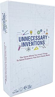 Funderdome Unnecessary Inventions - The Game Where You Invent Things to Solve Problems That Don't Really Matter, Multicolor