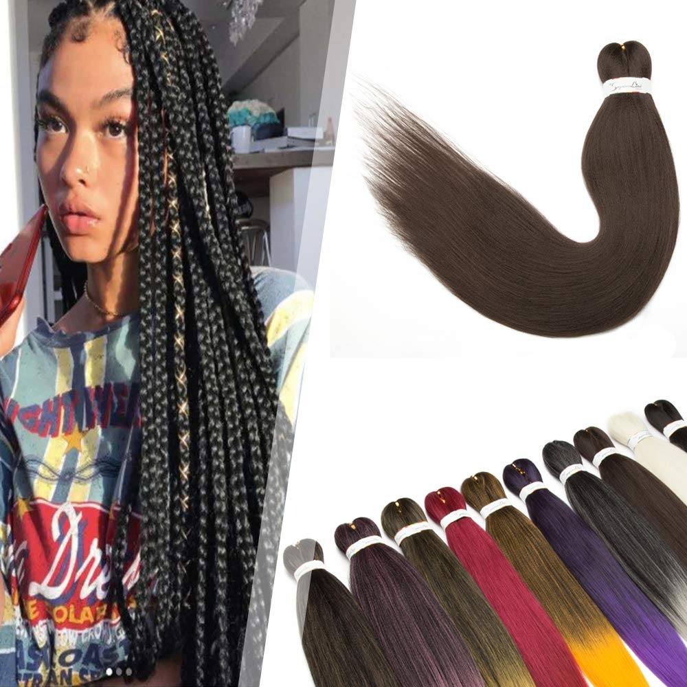 Buy Hairro Prestretched Professional Braiding Hair Extensions