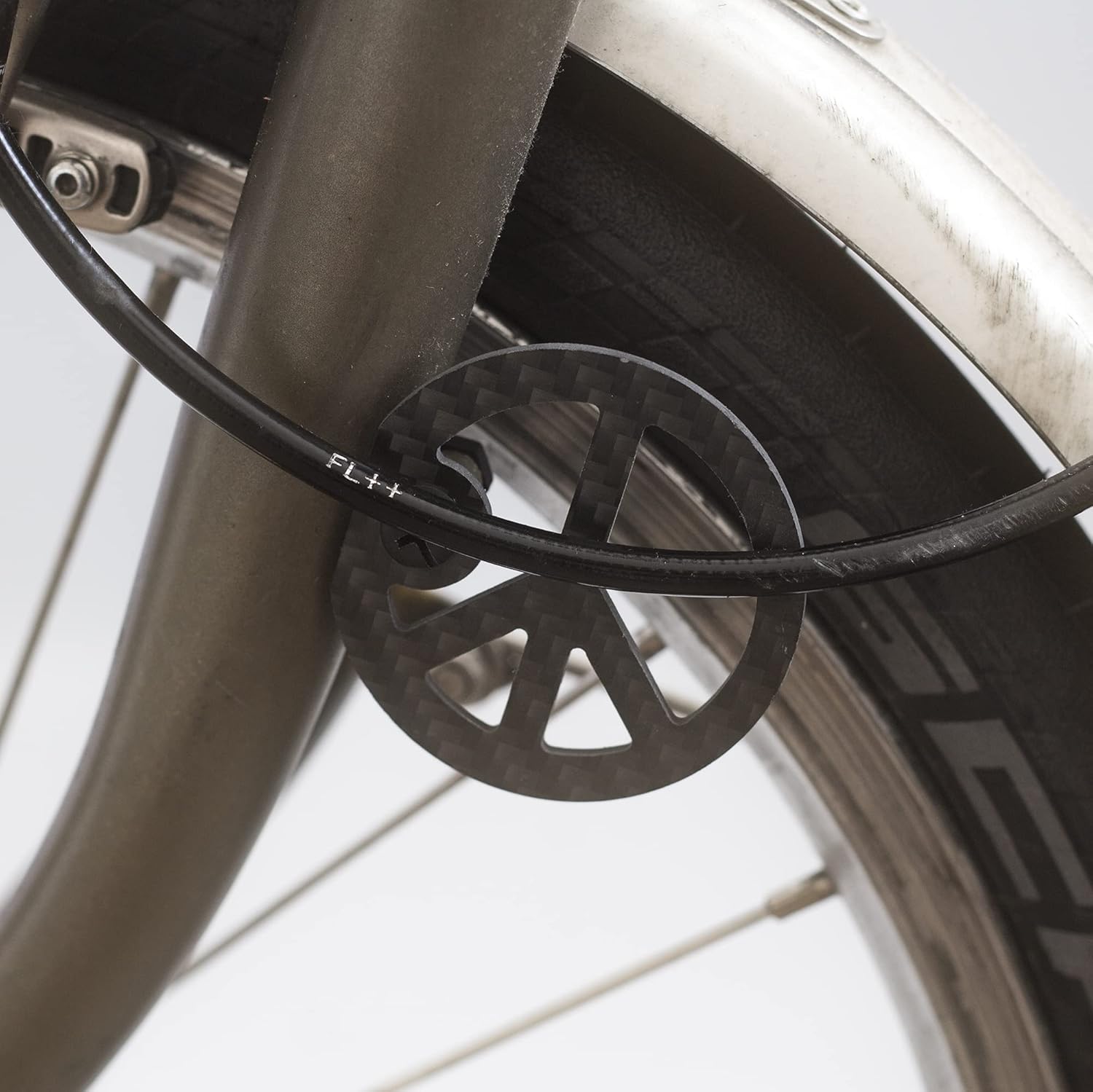 Carbon Fork Fender Protector for Brompton Cable Organizer