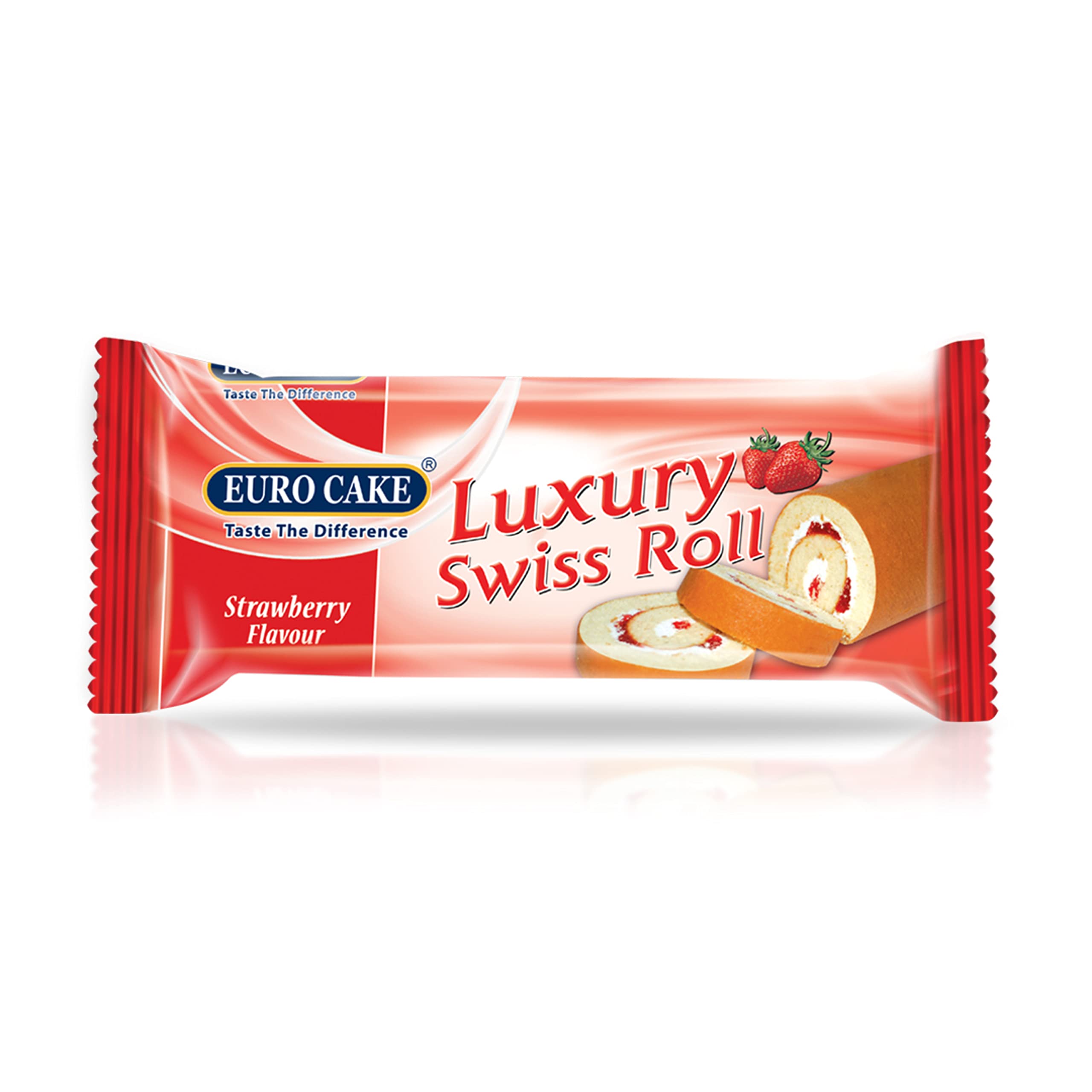 Eurocake Luxury Swiss Roll Strawberry 220g
