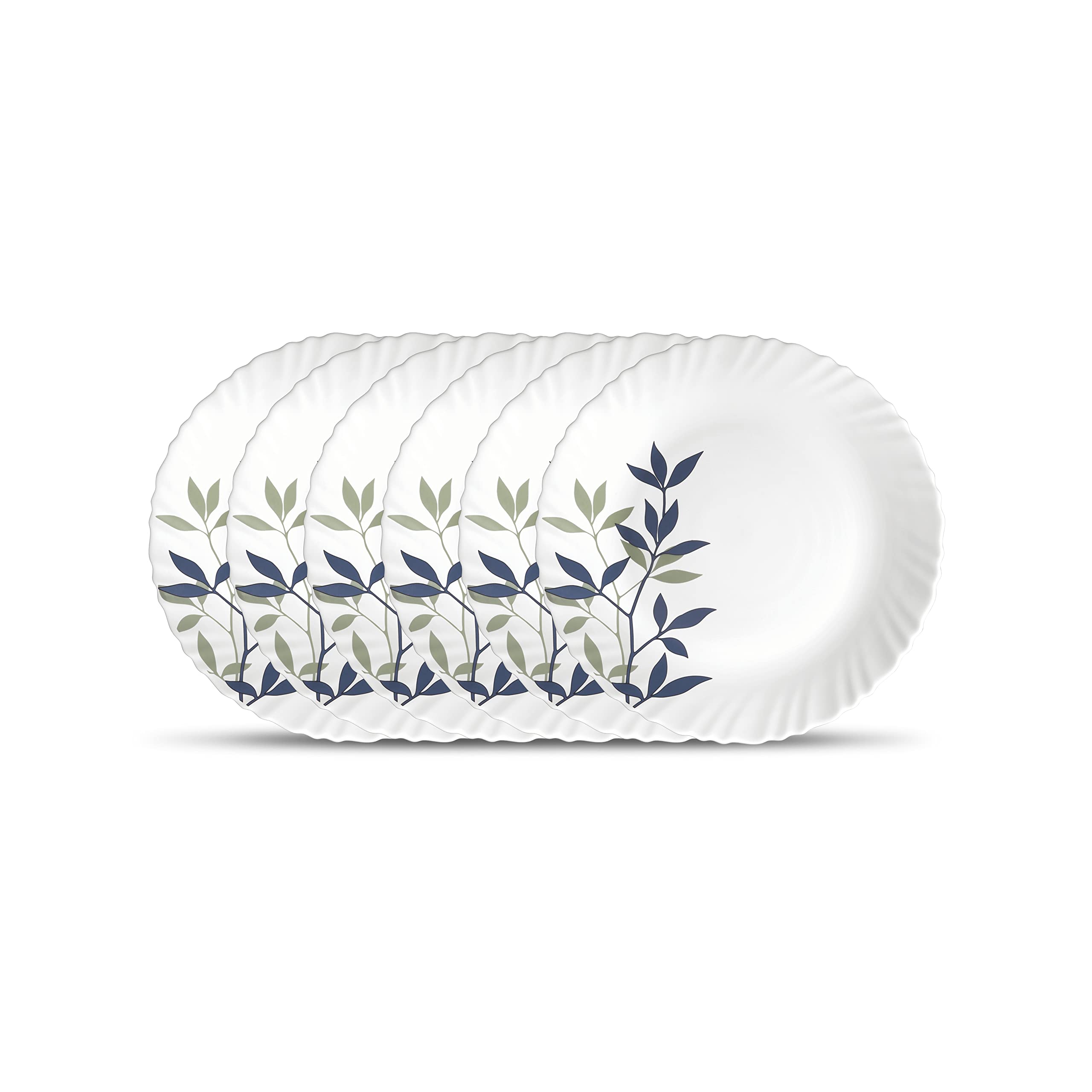 La Opala Novo Collection, Opal Glass Full Plate Set 6 pcs, Silken Charm, White, Medium (B08B8WZ8HP) Amazon Price History, Amazon Price Tracker