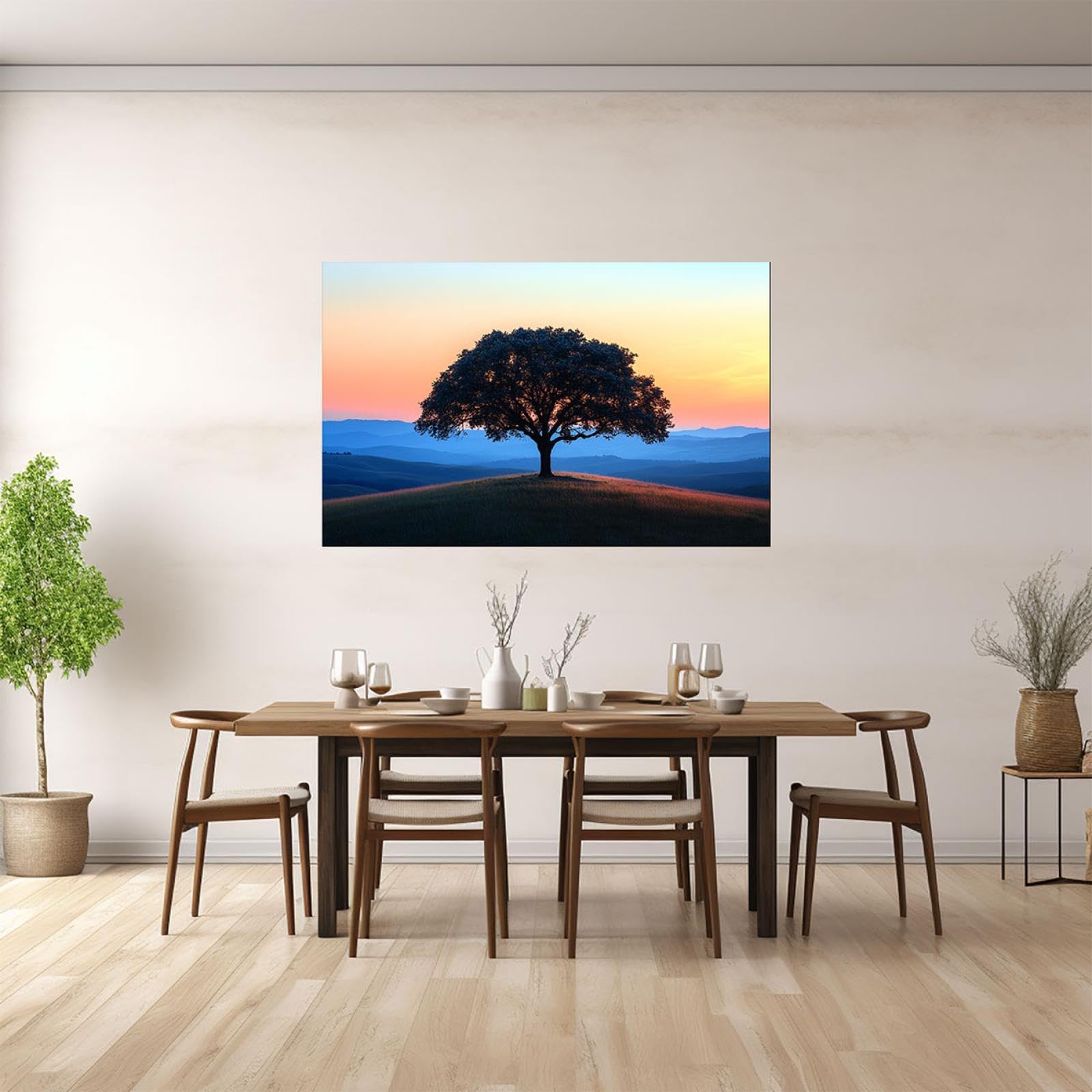 Tableau arbre de vie - Impression sur toile style or