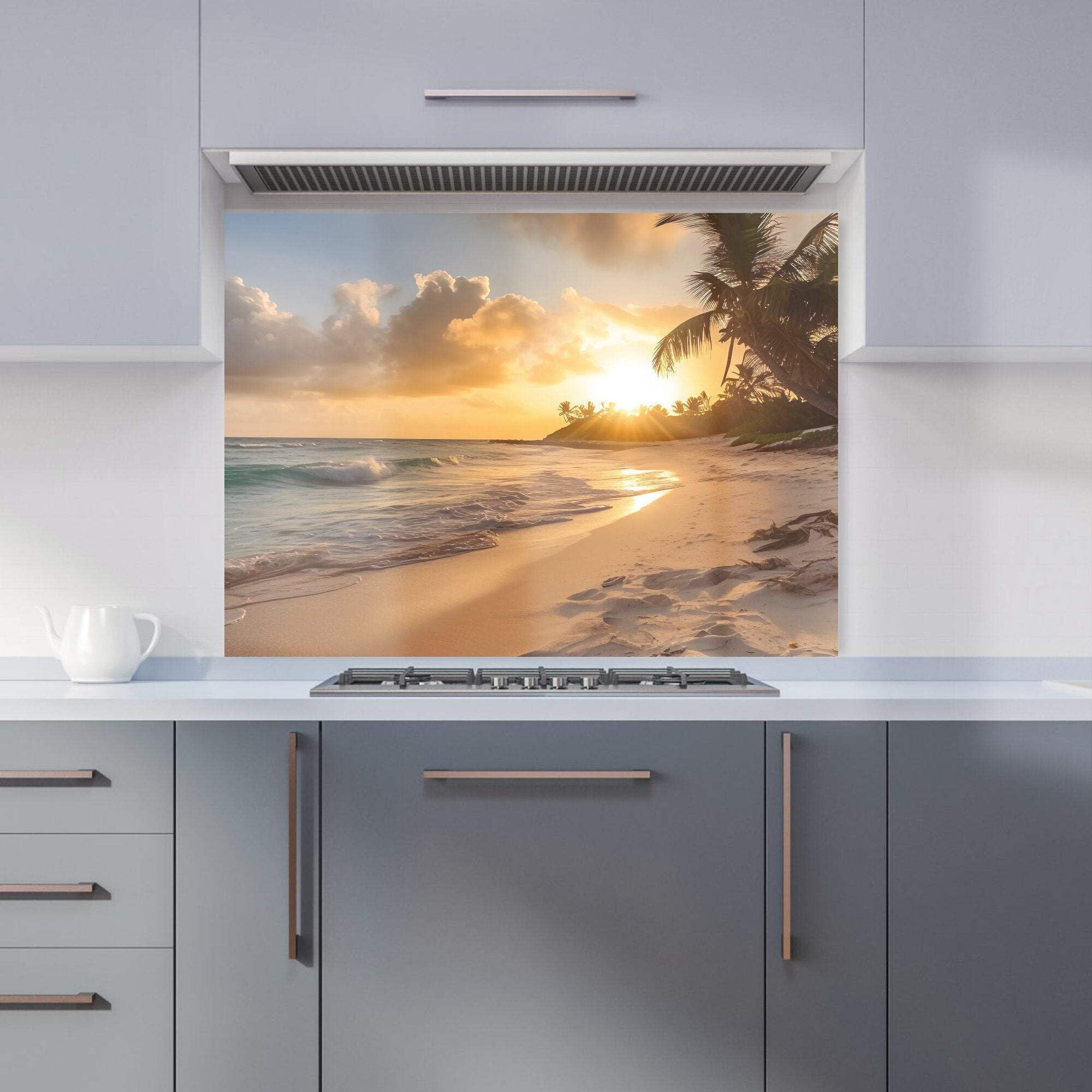 Warren Reed - Designer Sunrise In Paradise Kitchen Splashback W900mm X H650mm