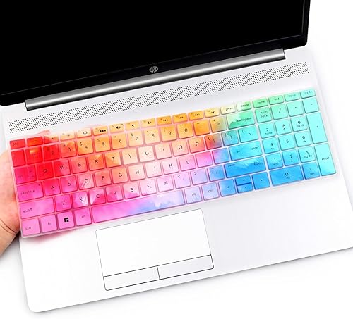 Cubierta de teclado para HP Laptop 15.6 15-dw 15-dy 15-ef 15-dadb 15-bsbw 15t 15z 15t-dy200 15t-dw300HP Envy x360 2-en-1 15.6''HP Spectre x360 15t