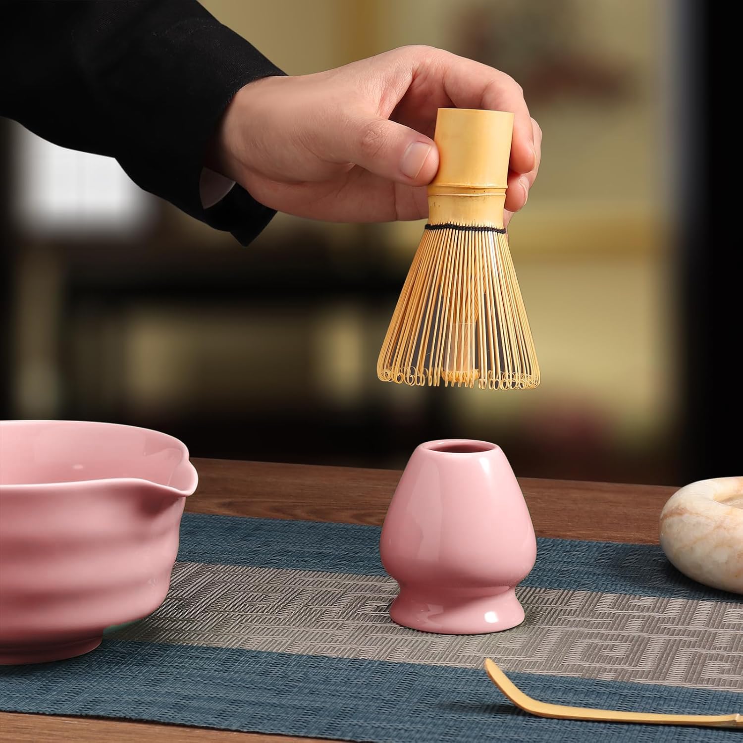 HAPLOVE Premium Matcha Tea Set including Bamboo Whisk - Image 2