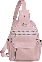 Vista 17 de FADEON Bolso de Hombro Grande para Mujer, Bolso Bandolera de Cuero Diseñador Antirrobo, Riñoneras RFID para Viaje