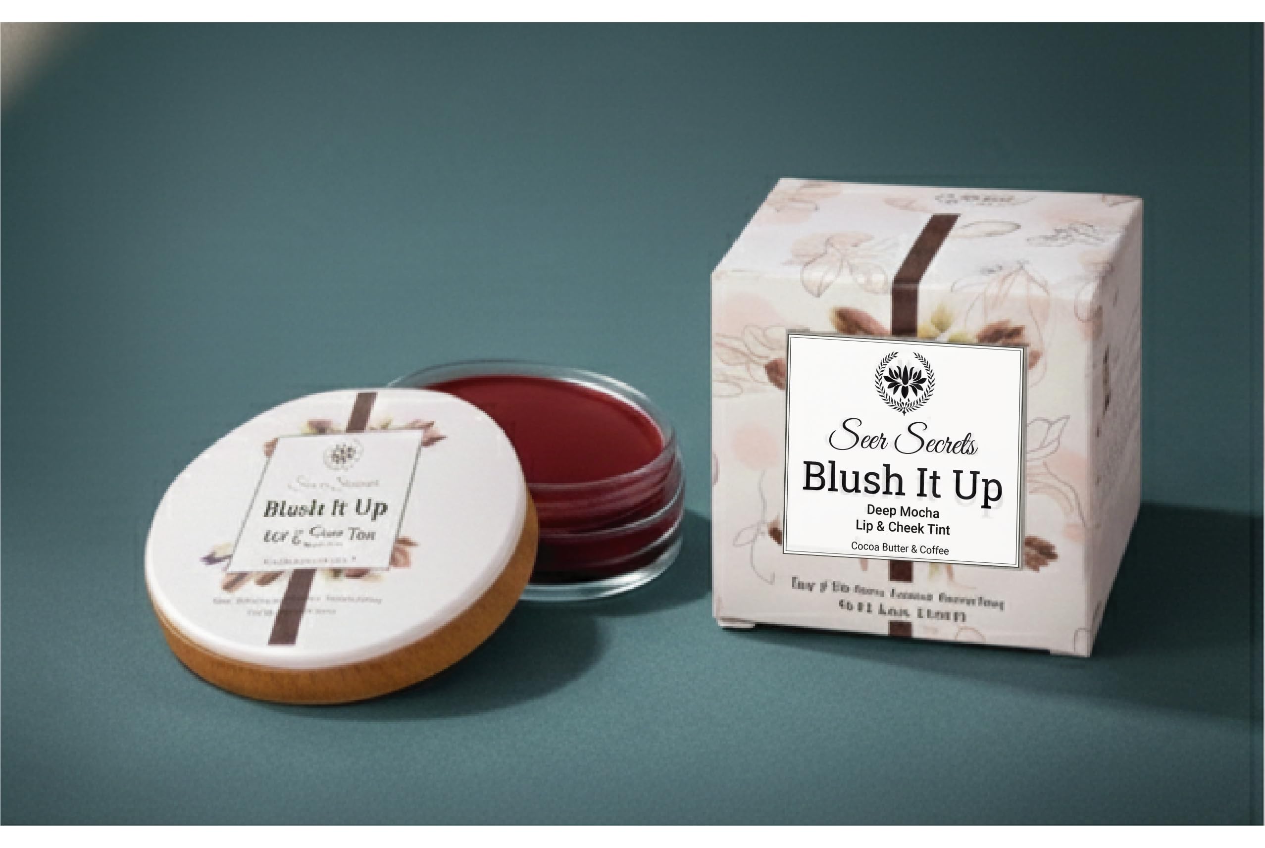 Seer Secrets Natural Blush It Up Lip and Cheek Tint for Long Lasting Moisturizing Lips | Deep Mocha Blush It Up- 10gm-image-7