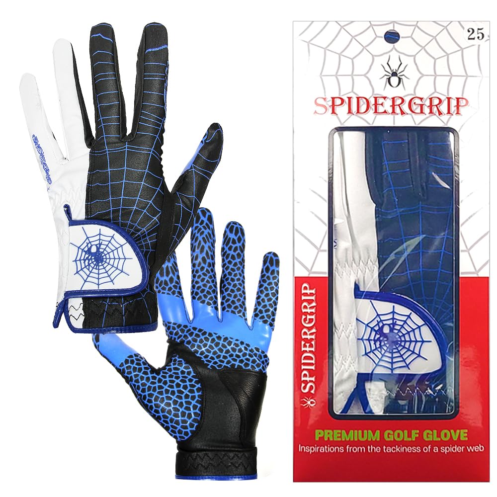 Amazon.com: J&S Sporting Spider Grip Nonslip Golf Glove (Blue