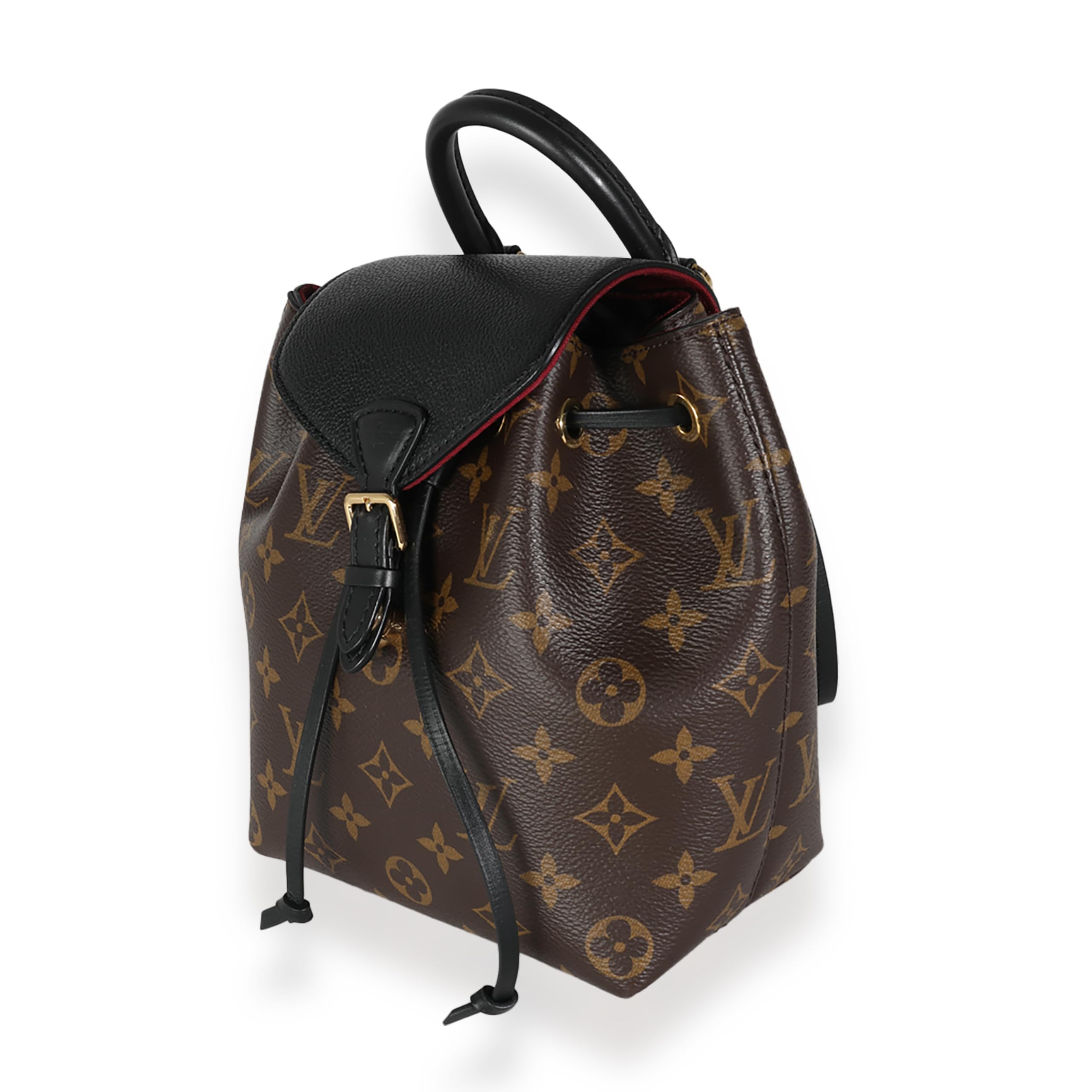 Louis Vuitton, Pre-Loved Black Monogram Canvas Montsouris BB