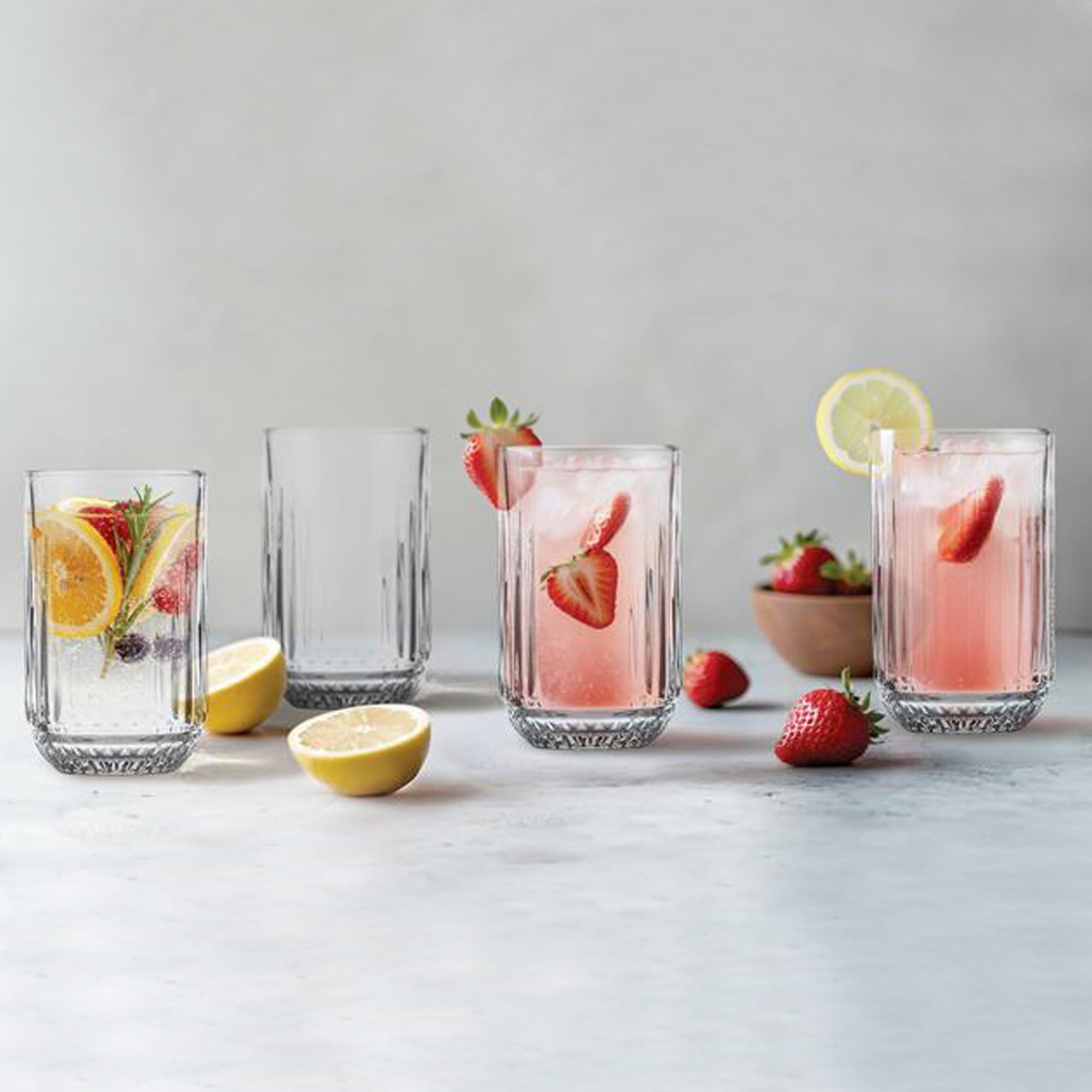 San Ignacio Juego de 12 Vasos de cristal de 380ml Transparente