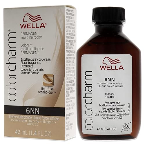 Miniatura 4 de Wella Color Charm - Tinte líquido permanente para el cabello para cobertura de canas 12AA rubio nórdico